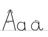 Alphabet cursif
